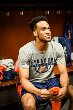 Oshae Brissett was the third freshman in SU history with a double-double in an NCAA Tournament game.