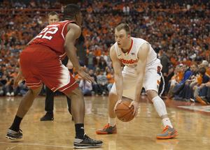 Trevor Cooney and Tyler Ennis both struggled from the field Saturday night against the Wolfpack. Jim Boeheim said Syracuse needs the backcourt duo to be effective on offense going forward. 