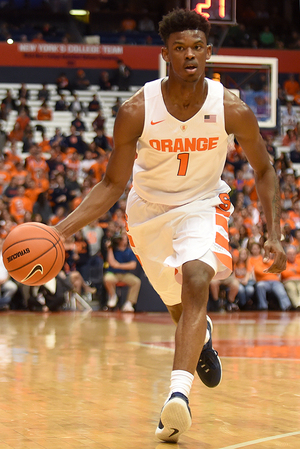 Frank Howard has played moderately in Syracuse's exhibition games, but the freshman guard appears to be blocked by mainstays Michael Gbinije and Trevor Cooney.