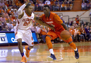 Jordan Roper (20) has started every game for Clemson this season after suffering a stroke almost three years ago. 