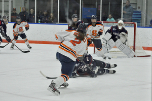 Nicole Renault and the rest of the Orange were challenged by Lindenwood's defense, which denied SU from attacking close to the goal.