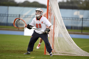 Allie Murray stopped just four shots against Northwestern, but her improved second half performance helped Syracuse beat the Wildcats, 16-12. 