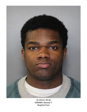 Naesean Howard allegedly stabbed former Syracuse football teammates Corey Winfield and Chauncey Scissum. He entered a not guilty plea on Tuesday. 