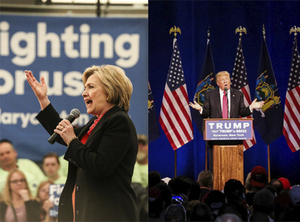 The second presidential debate was in the form of a town hall meeting. Questions were posed by both moderators and members of the audience.