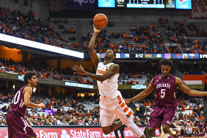 Frank Howard was basically barred from shooting jumpers last year. Through one game this season he has Jim Boeheim's green light of approval.