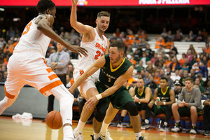 Syracuse's press defense got beat often in transition on Tuesday night in the Carrier Dome.