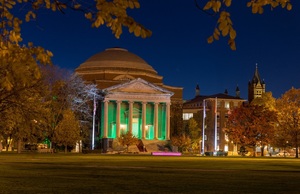 The vigil, which was held on the steps of Hendricks Chapel, began at 7 p.m.

