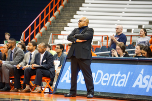 Quentin Hillsman, pictured against Maryland Eastern Shore, and Syracuse have yet to win an ACC road game.