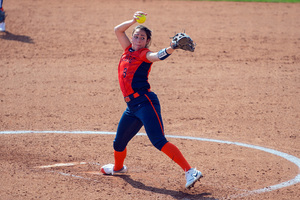 Miranda Hearn has provided SU a boost both in the circle and at the plate.