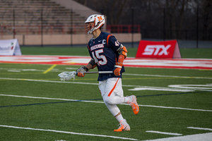 Brendan Bomberry is one of several players across the NCAA that wears 45 to honor Jamieson Kuhlmann, a former Hill Academy player. 