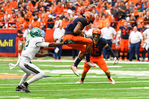 Andre Cisco picked off two passes for Syracuse on Saturday, raising his season and career total to three in two games.