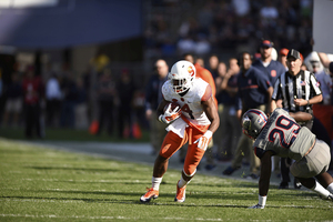 Syracuse beat Connecticut two years ago in Hartford, Connecticut by a touchdown. 