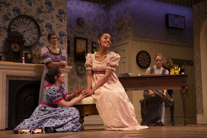 (From left to right) Angela Janas, Kate Hamill, Robyn Kerr and Samantha Steinmetz are the four daughters in 