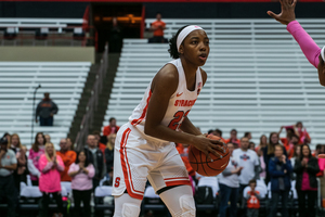 Kiara Lewis finished with 20 points, twice as much as any SU teammate. 