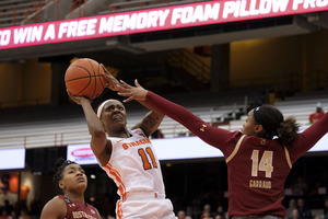 Gabrielle Cooper finished her final regular season game for the Orange with 18 points.