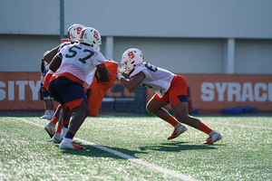 Syracuse Football continues to practice for the fall season amid coronavirus concerns.