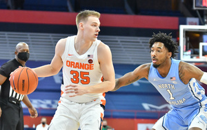 Buddy Boeheim scored 26 points in 39  minutes against North Carolina.