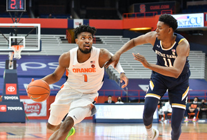 Quincy Guerrier is entering the transfer portal after two seasons with Syracuse.