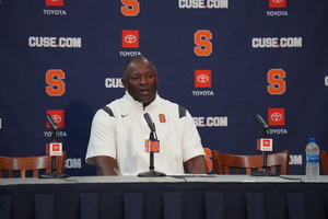 Babers said that the team is “okay” without a special teams coordinator right now, despite the struggles from the special teams unit with punting and kicking this year. 