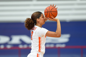 Priscilla Williams was Syracuse's only returning starter from the 2020-21 season.