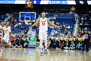 Benny Williams played one of his best games of the season in Syracuse’s loss to Wake Forest despite not making any shots in pregame warmups.