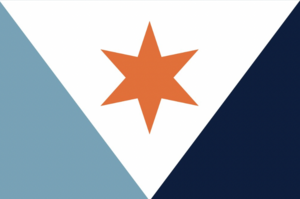 Syracuse’s new flag was designed by 8th-generation Syracusan and SU alumni, Eric Hart. The flag pays homage to the culture and heritage of Syracuse. 
