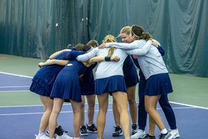 After being added to the roster this week, Constance Levivier and Emilie Elde made their SU debuts, helping the Orange maintain their perfect record.