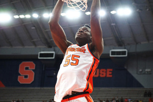 Syracuse center Mounir Hima entered the transfer portal on Wednesday. 