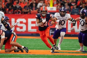 Fran Brown announced on Cuse Sports Talk's “The Fran Brown Show” Tuesday that running back Will Nixon will miss SU’s game against No. 25 UNLV due to an injury. 

