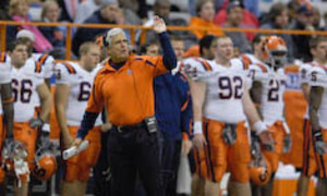 Coach Greg Robinson disputes a call late in the Cincinnati game. Robinson was largely collected until the second half.