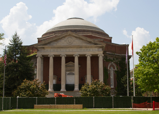 Crews have started work on the new limestone walls along the stairs leading to Hendricks Chapel. The project is expected to be fully completed by October. Photo taken Aug. 1, 2017