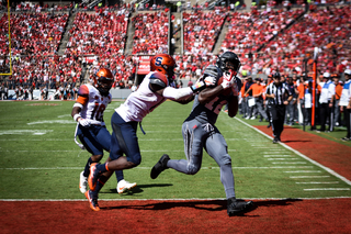 Syracuse allowed 26 points in the first half alone in what appeared to be a blowout before settling in and allowing just one touchdown in the second half. 