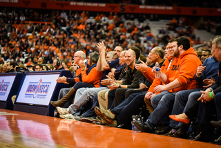 Syracuse fans watched as the Orange inched towards its second-straight win.